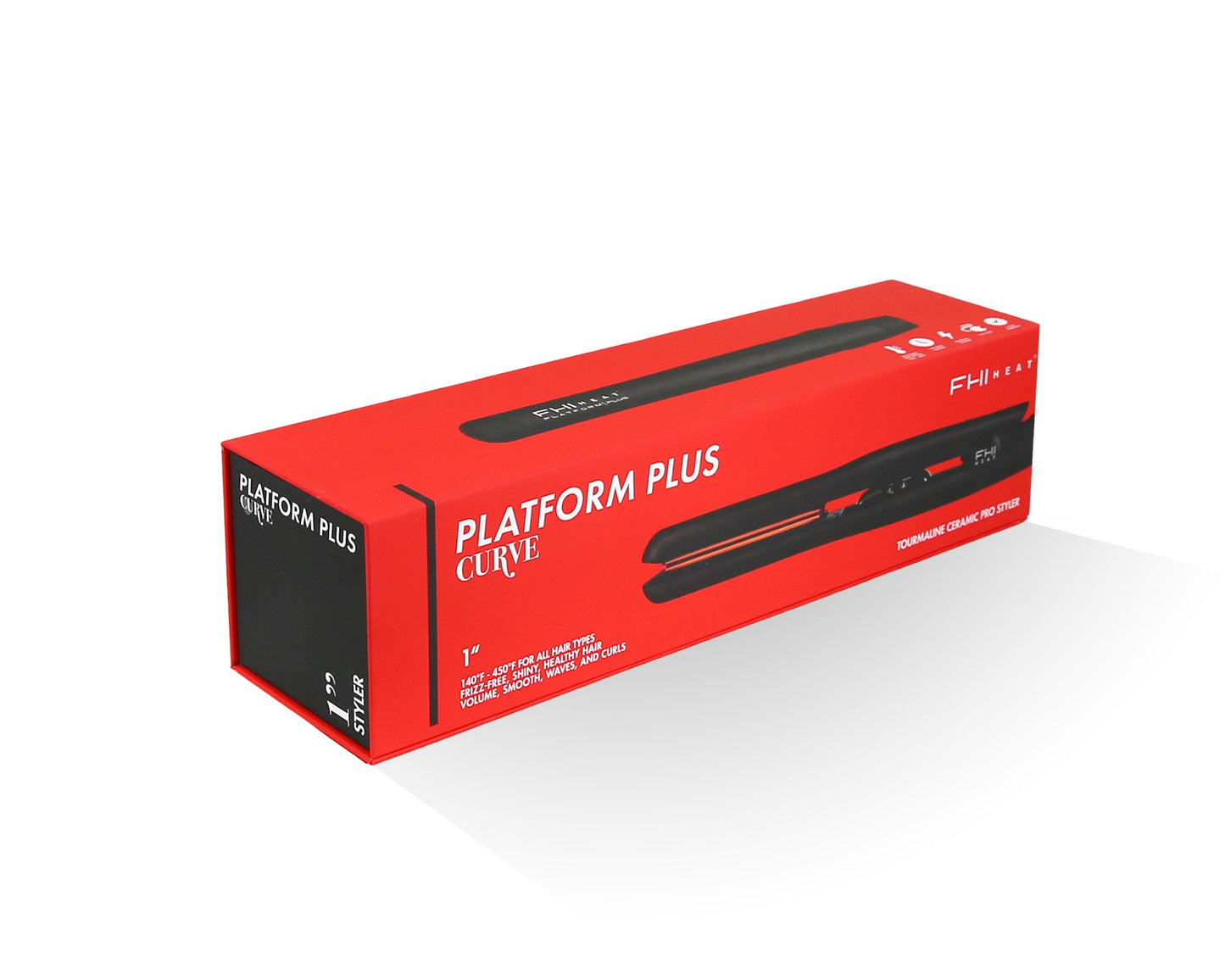 Professional Ceramic Flat Iron - 1" - Packaging
