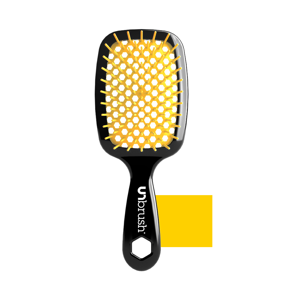 unbrush hair brush sunburst front view