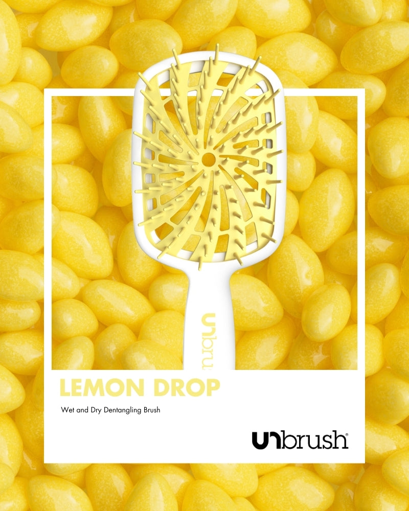 UNbrush Detangling Hair Brush Plus - Lemon Drop