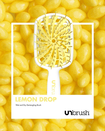 UNbrush Detangling Hair Brush Plus - Lemon Drop