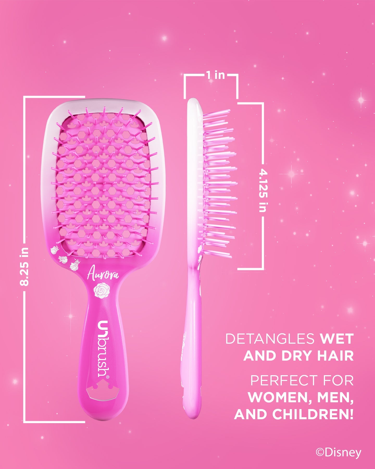 Disney Princess Detangling Brush - Aurora