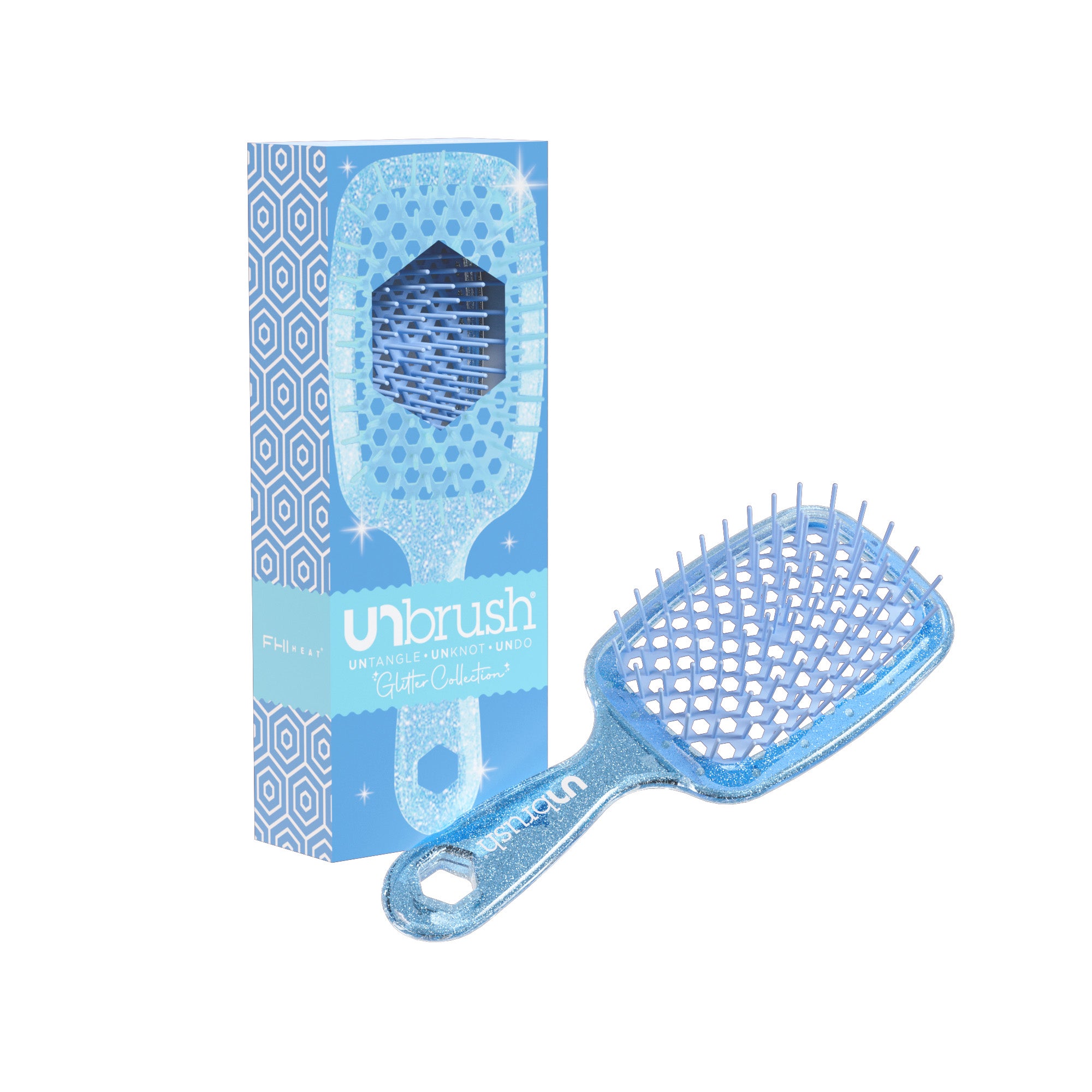 UNbrush Detangling Hair Brush - Sapphire