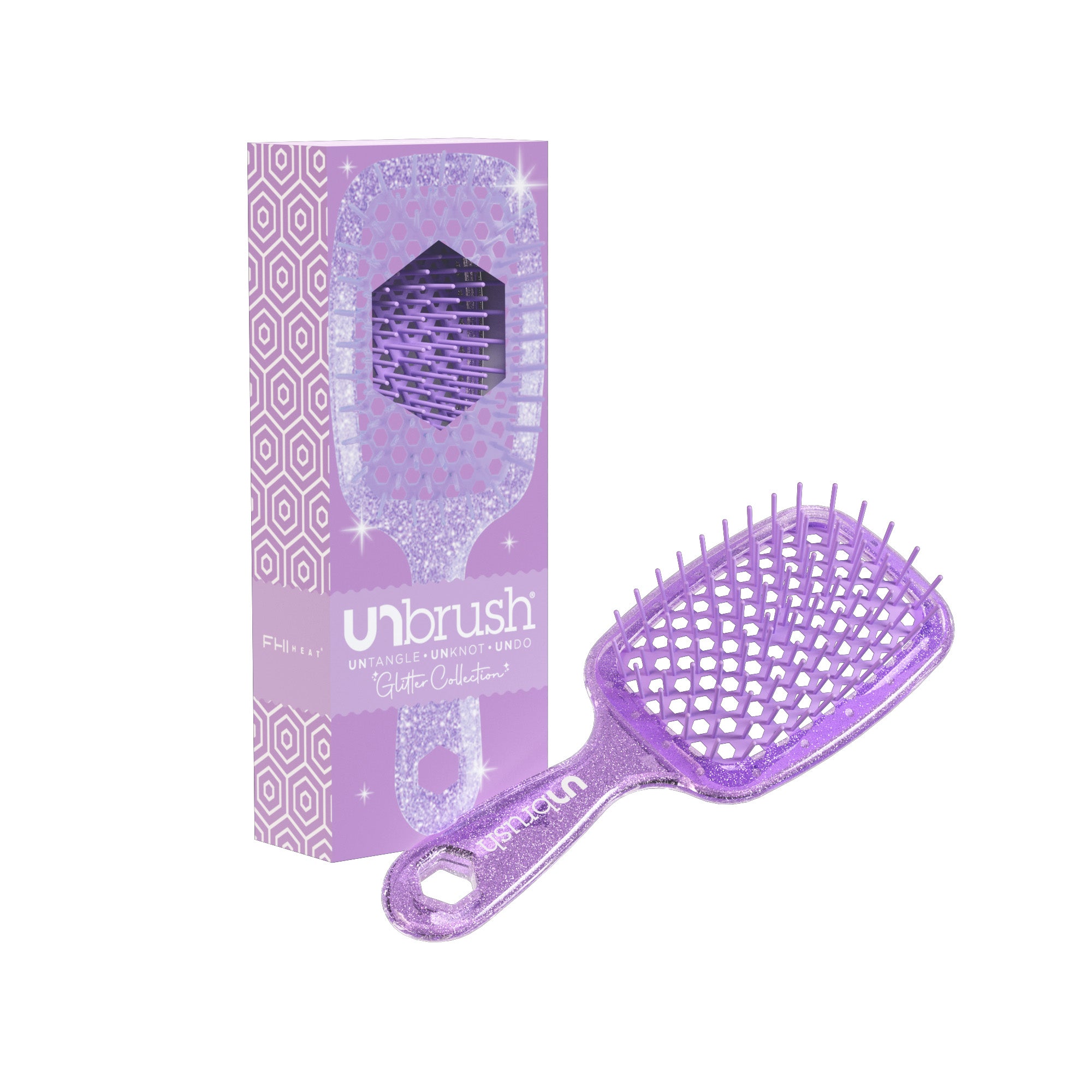 UNbrush Detangling Hair Brush - Amethyst