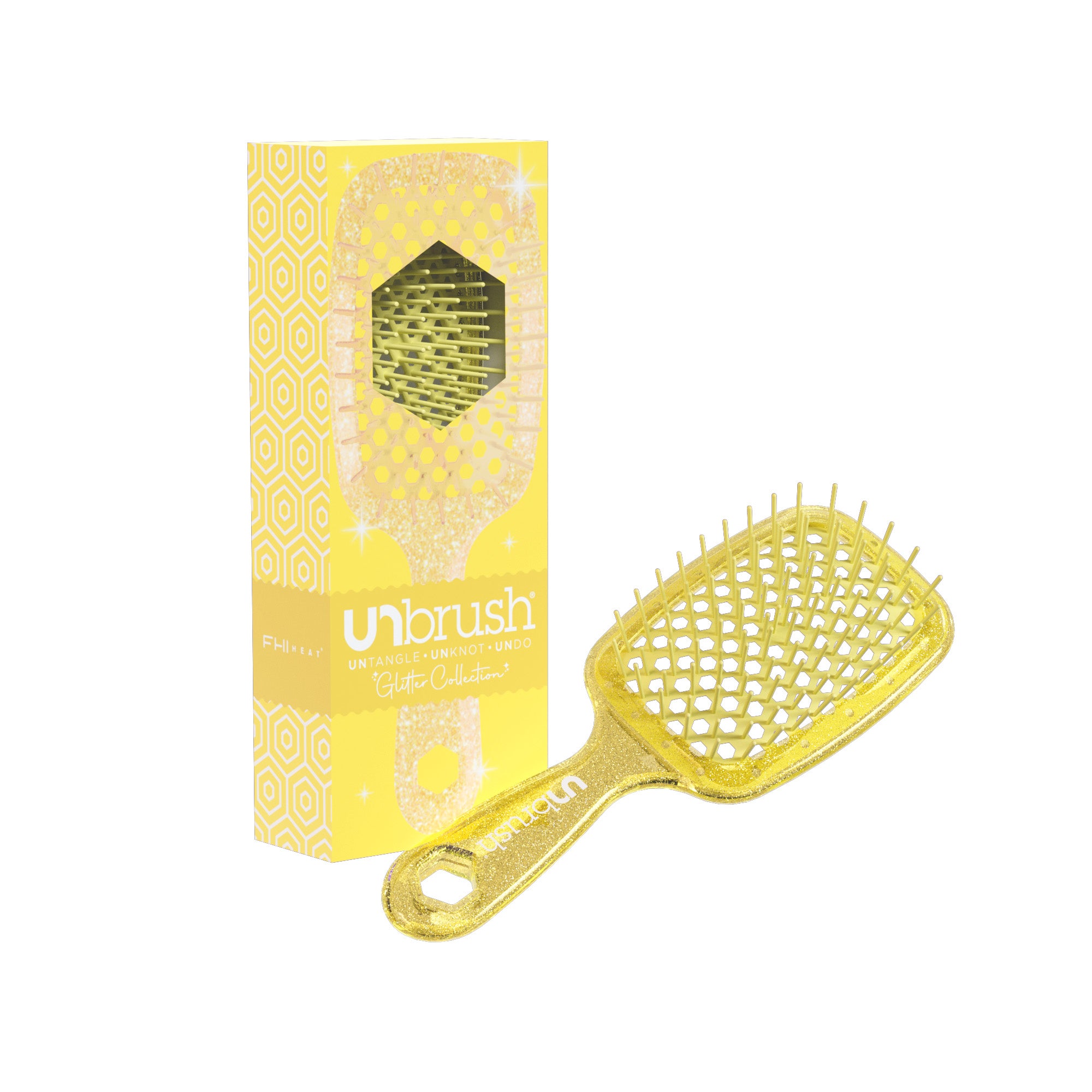 UNbrush Detangling Hair Brush - Amber