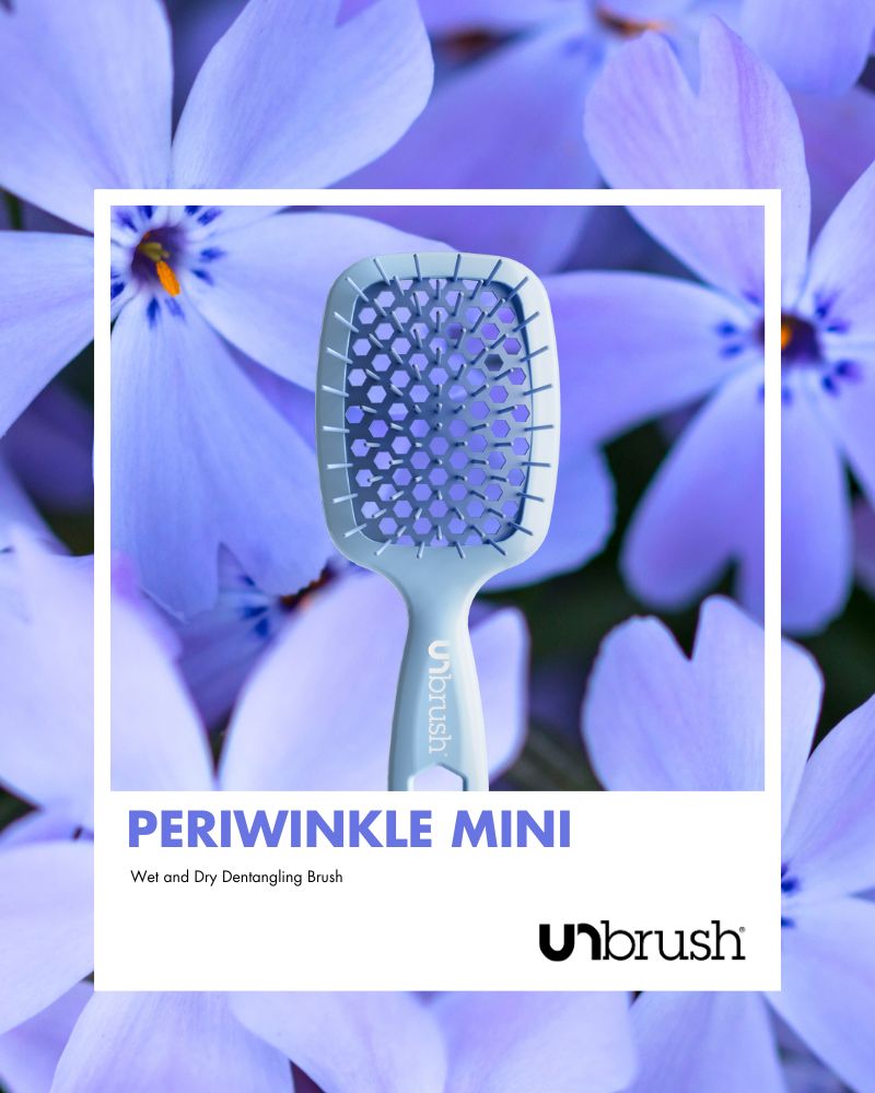 UNbrush Detangling Hair Brush Mini - Periwinkle