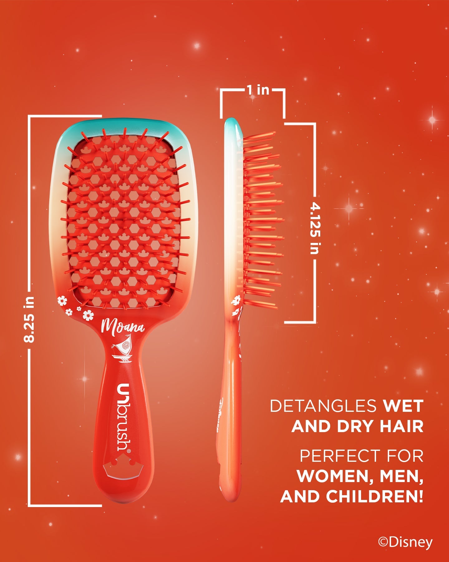 Disney Princess Detangling Brush - Moana