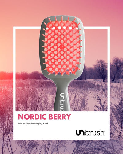 UNbrush Detangling Hair Brush - Nordic Berry