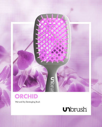 UNBRUSH DETANGLING HAIR BRUSH - ORCHID