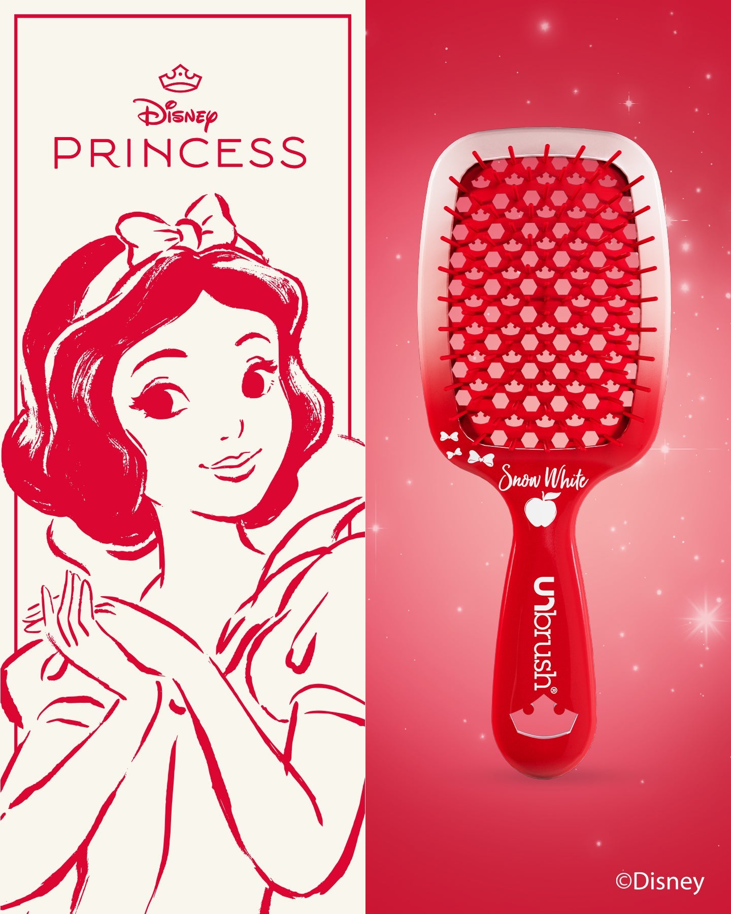 Disney Princess Detangling Brush - Snow White