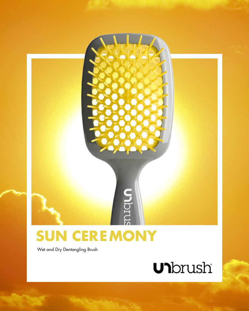 UNbrush Detangling Hair Brush - Sun Ceremony