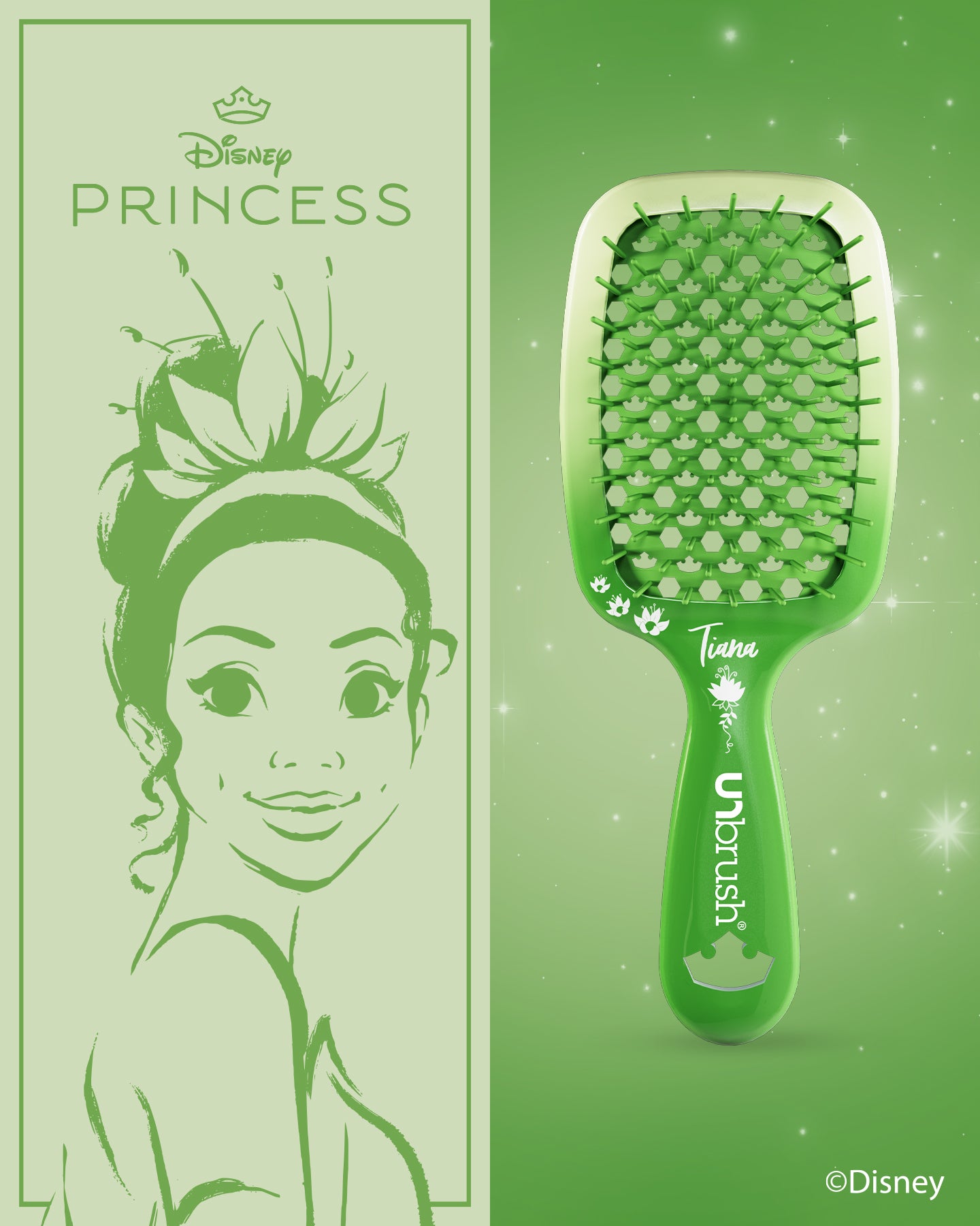 Disney Princess Detangling Brush - Tiana
