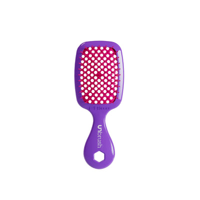 UNbrush Detangling Hair Brush Super Mini - Electric Berry