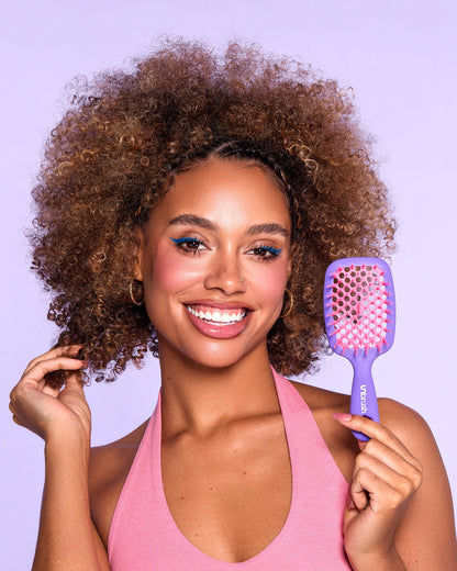 UNbrush® Detangling Hair Brush Mini Neon - Electric Berry