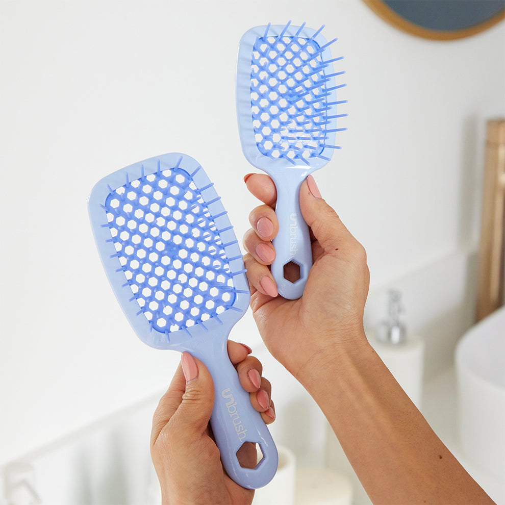 UNbrush Detangling Hair Brush Mini Periwinkle – FHI Heat Pro