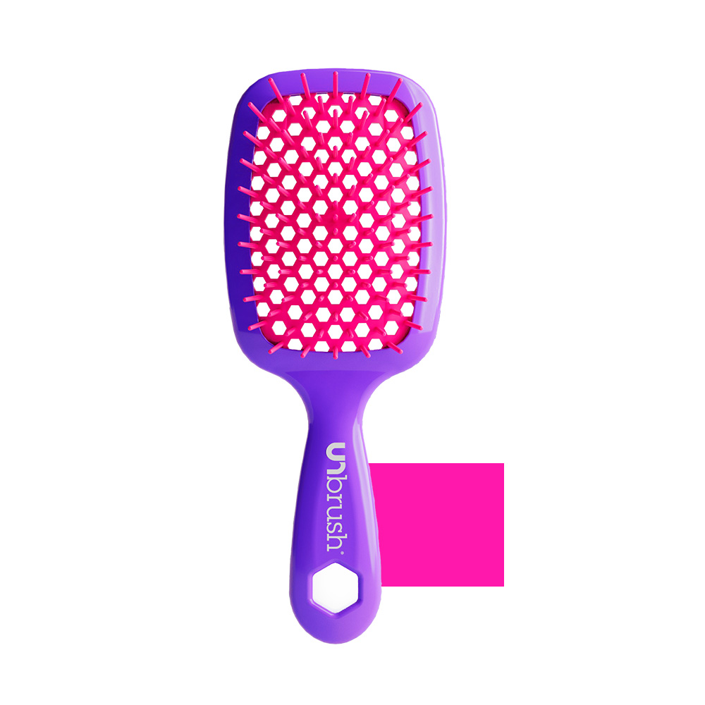 UNbrush Detangling Hair Brush - Electric Berry