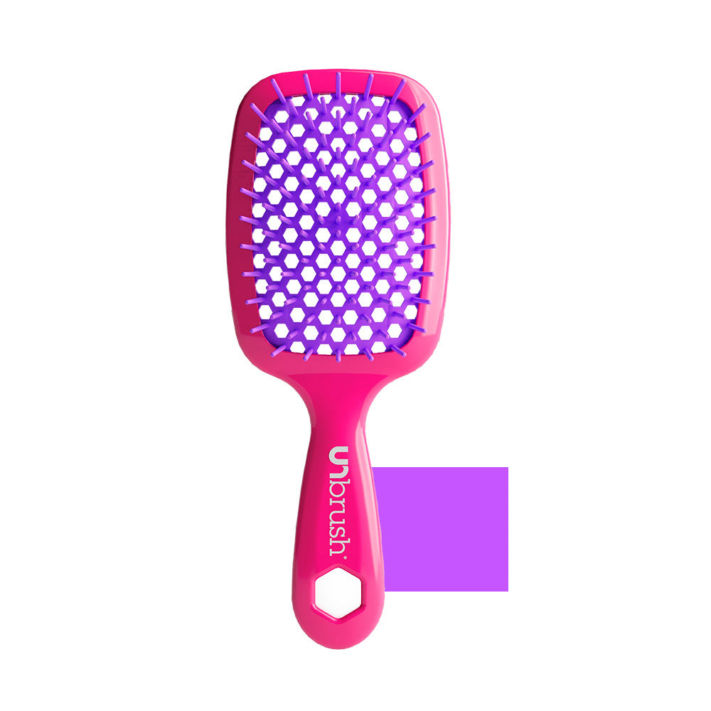 UNbrush Detangling Hair Brush - Pink Burst - FHI Heat Pro
