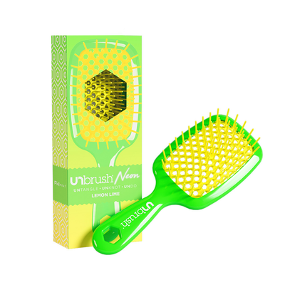 UNbrush Detangling Hair Brush - Lemon Lime