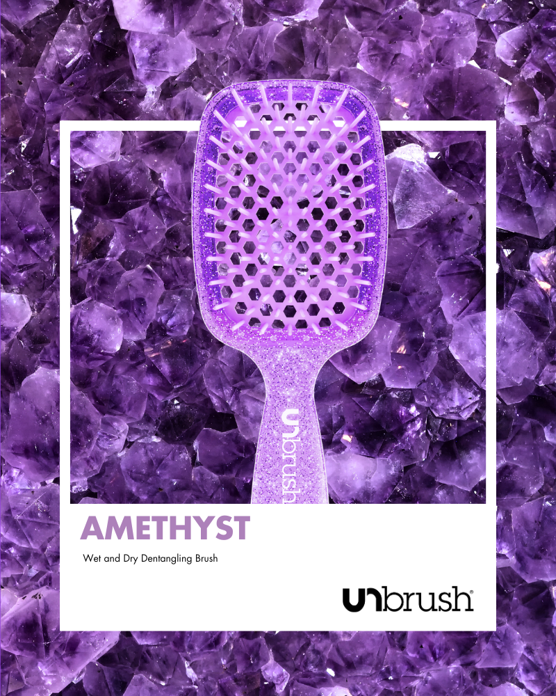 UNbrush Detangling Hair Brush - Amethyst