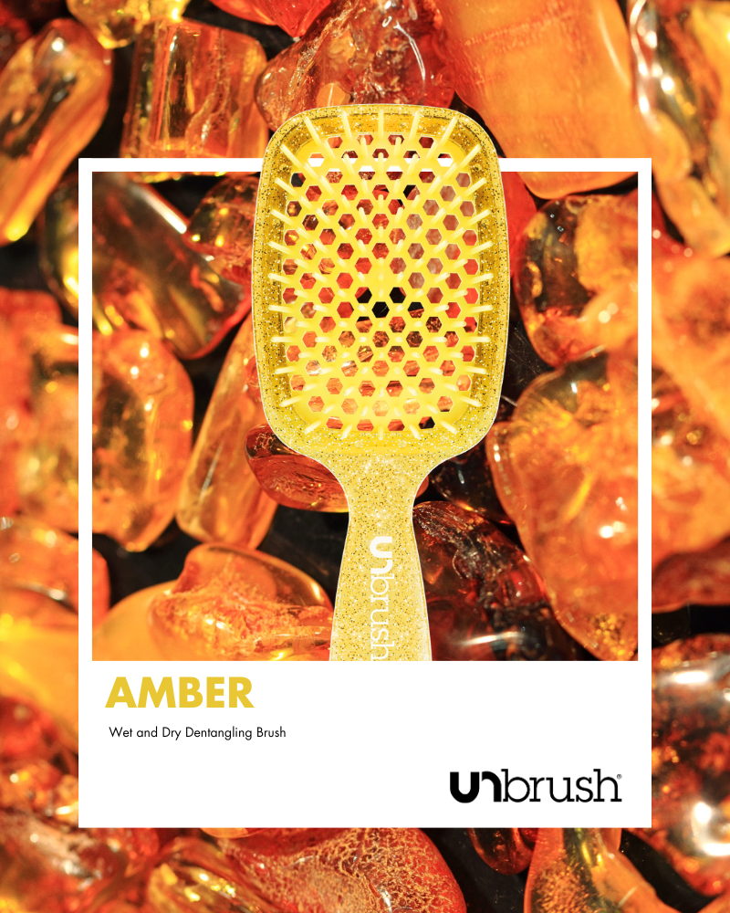 UNbrush Detangling Hair Brush - Amber