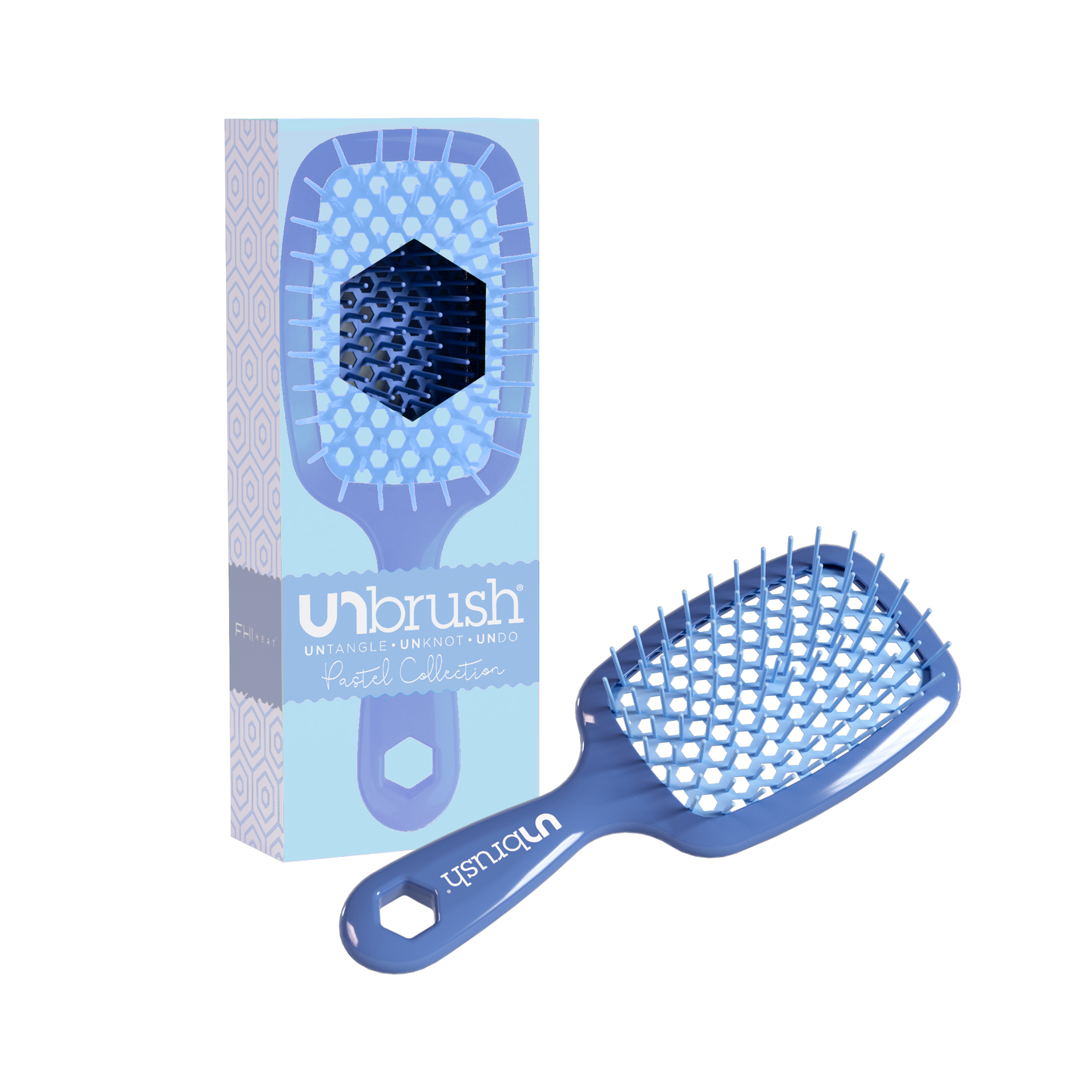 UNbrush Detangling Hair Brush - Iris