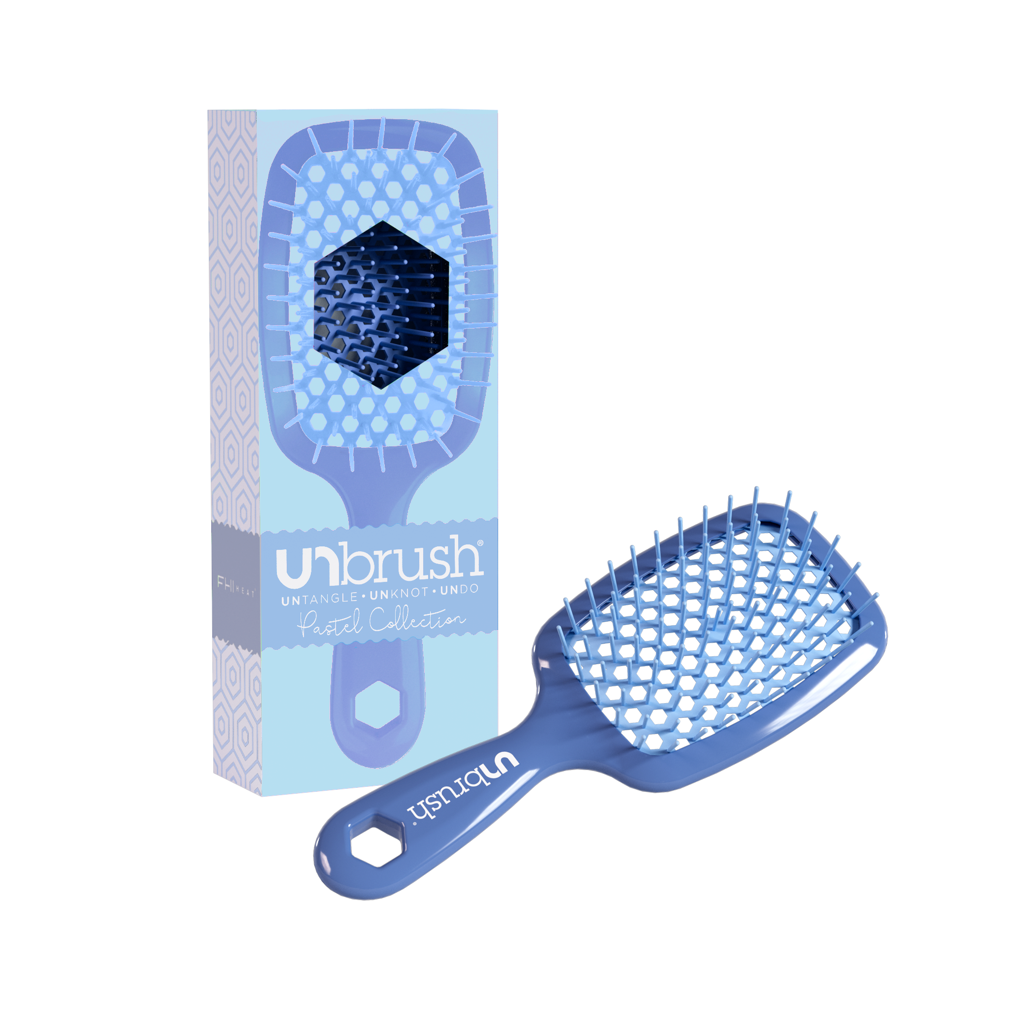 UNbrush Detangling Hair Brush - Iris