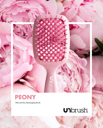 UNbrush Detangling Hair Brush - Peony