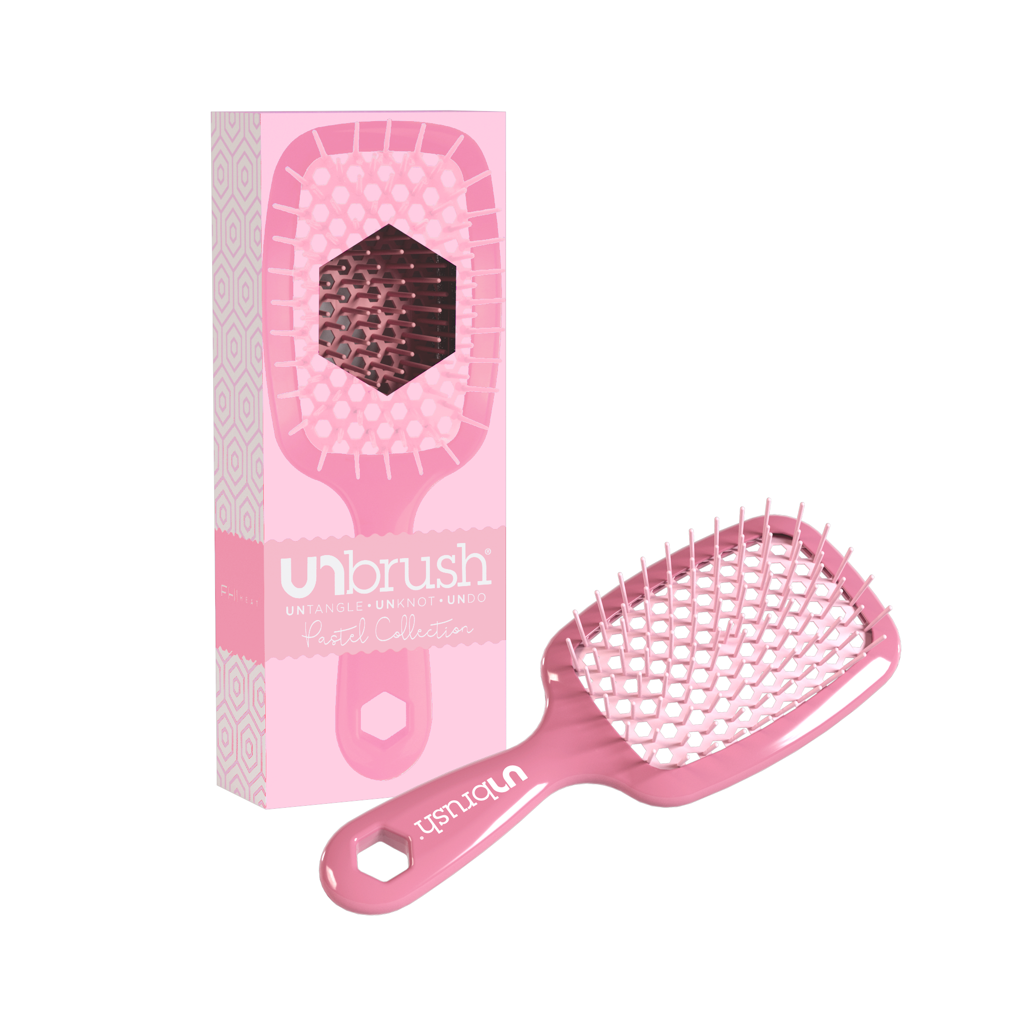 UNbrush Detangling Hair Brush - Rose