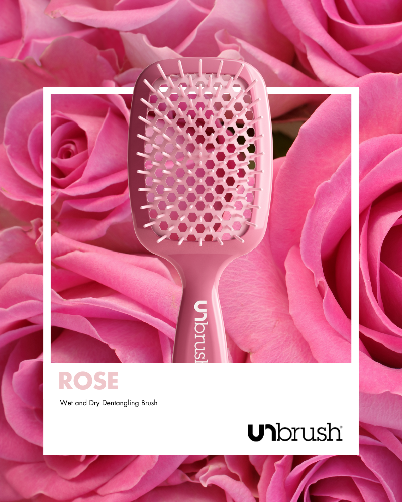 UNbrush Detangling Hair Brush - Rose