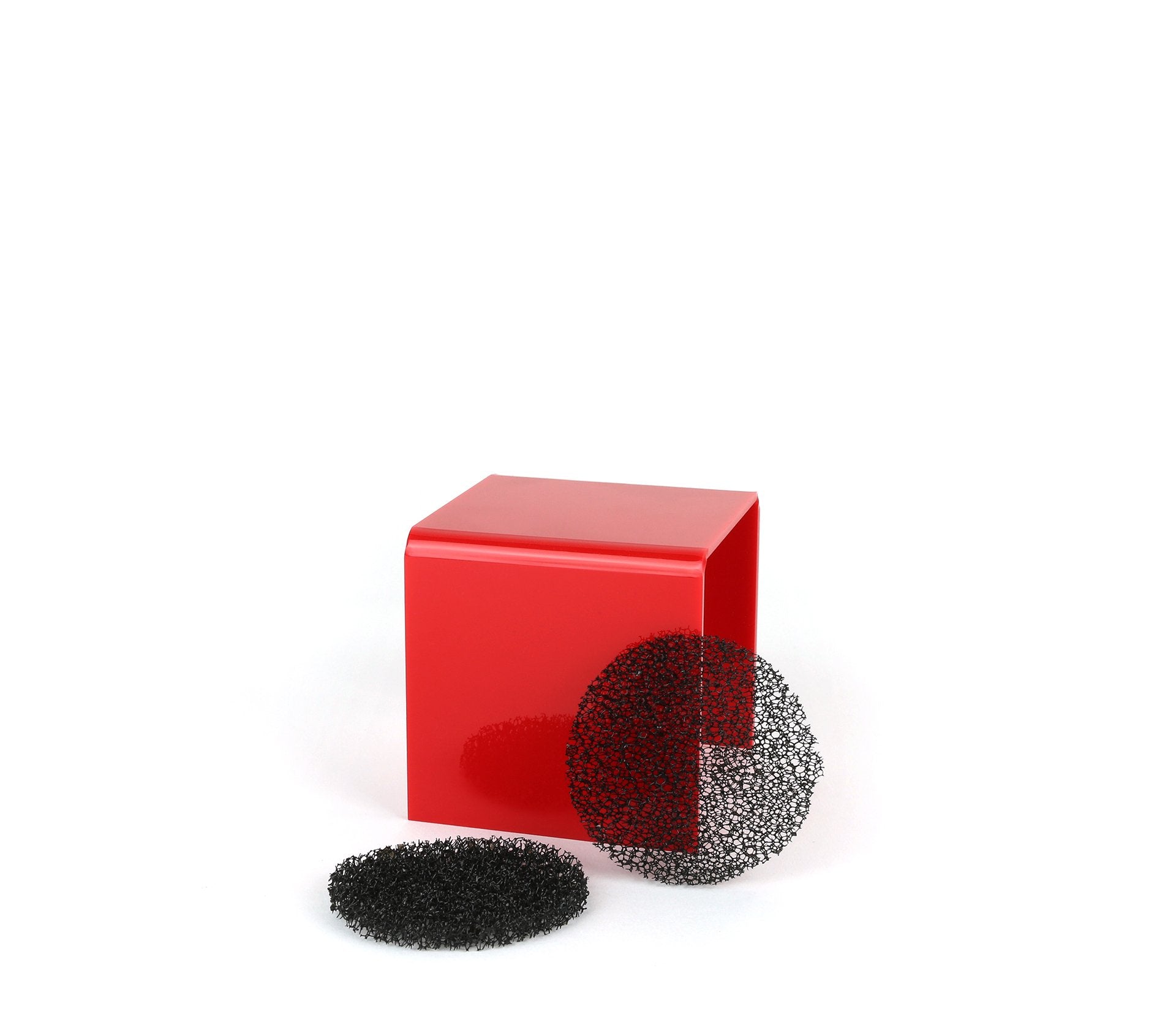FHI Heat Carbon Filter Replacement - side and perspective view