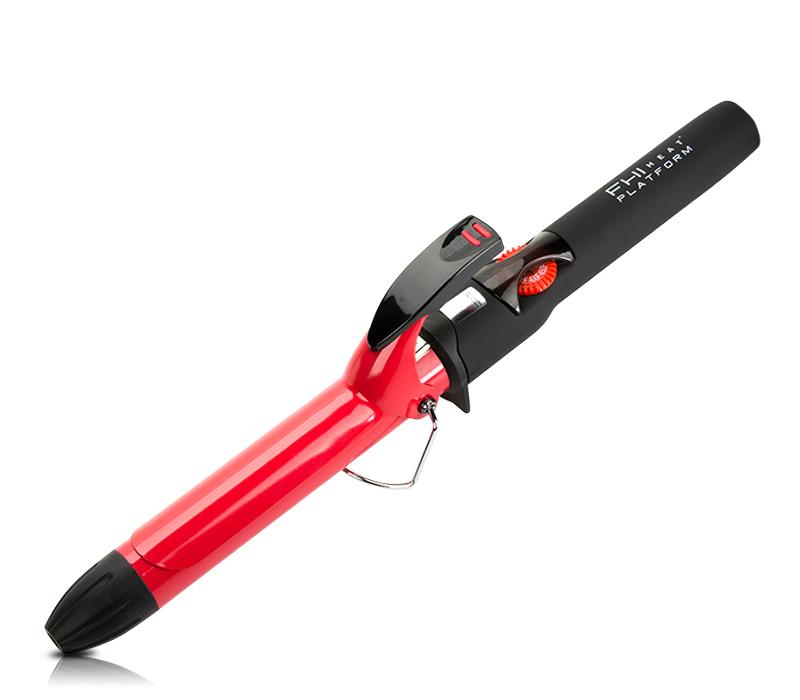Tourmaline Ceramic Professional Curling Iron - 1" -  perspective view