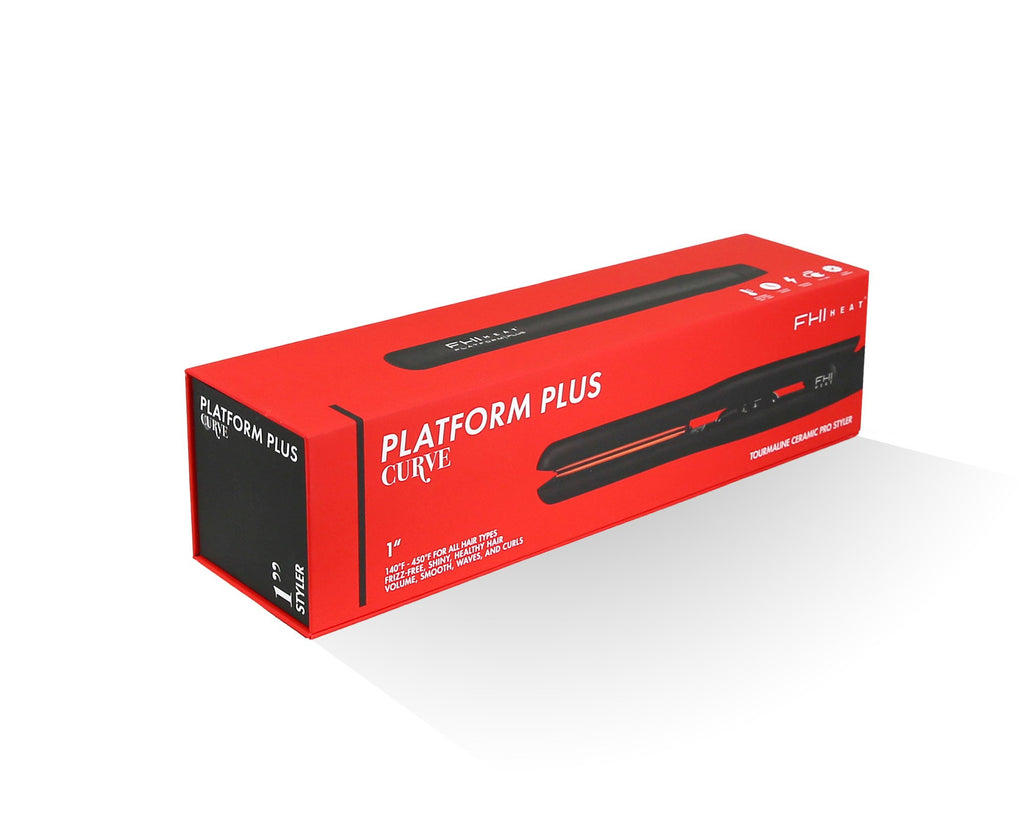 Professional Ceramic Flat Iron - 1" - Packaging