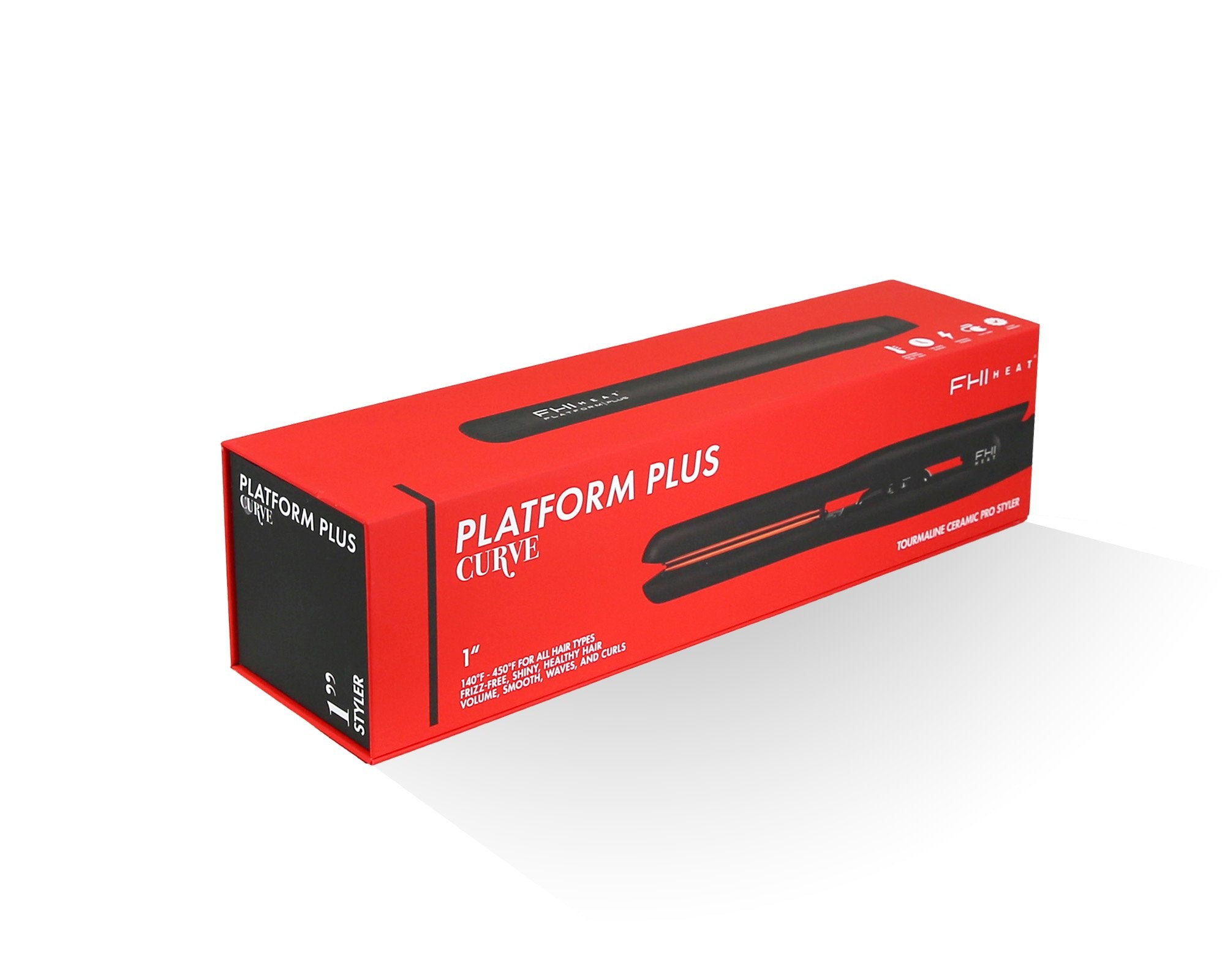 Professional Ceramic Flat Iron - 1" - Packaging