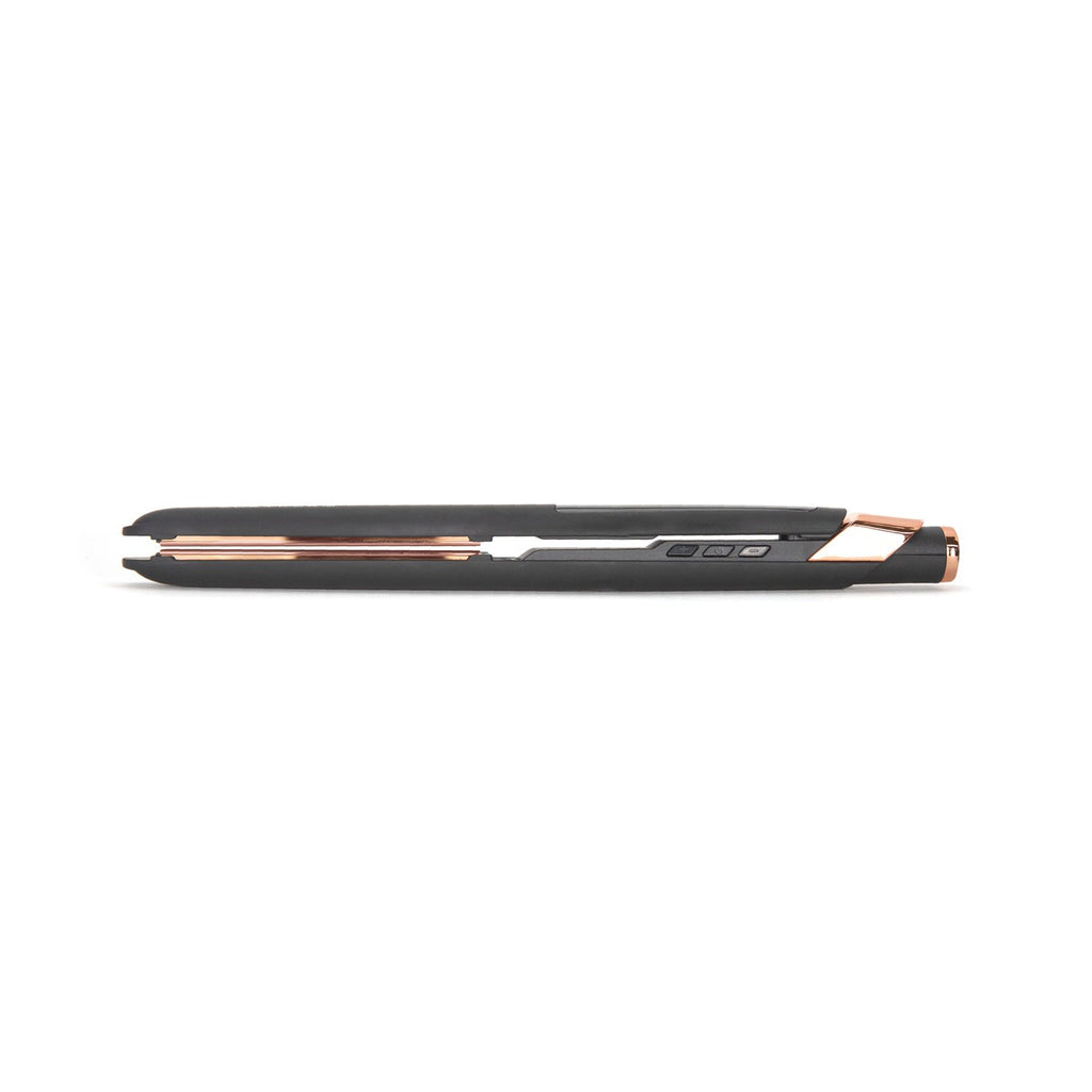Titanium Flat Iron - Rose Gold - Side View