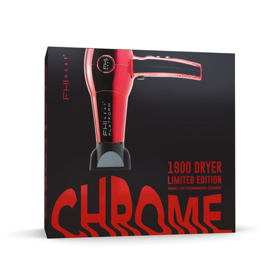 Platform 1900 Nano Lite Pro Hair Dryer: Red Chrome
